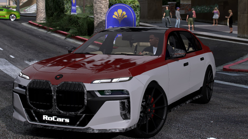 Bmv 7 Series 760i Renegade 2024 3D Model .c4d .max .obj .3ds .fbx .stl .blend 