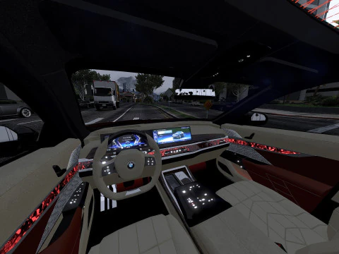 Bmv 7 Series 760i Renegade 2024 3D Model