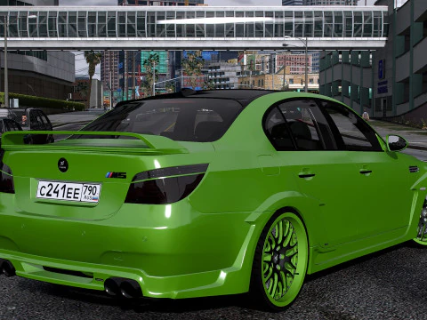 BMV M5 E60 HAMANN 2008 3D Model