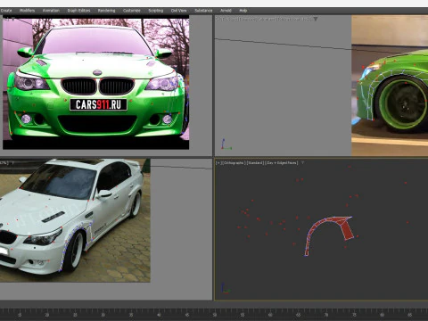 BMV M5 E60 HAMANN 2008 3D Model