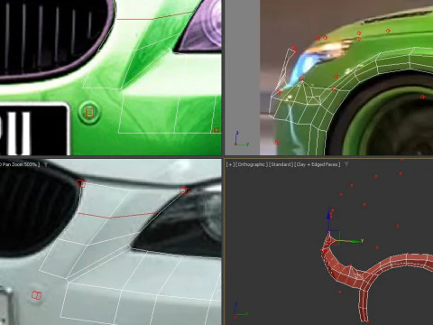 BMV M5 E60 HAMANN 2008 3D Model