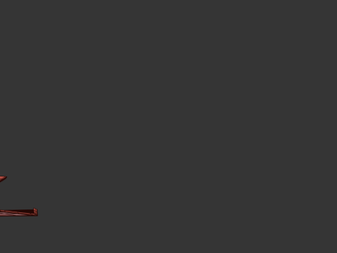 Side linings on the front bumper of Toyota Crown 2017 3D Model