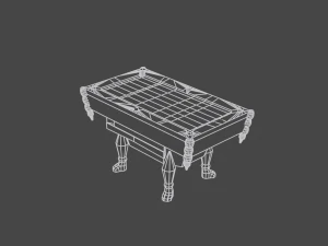 Mesa Bilirado Modelo 3D
