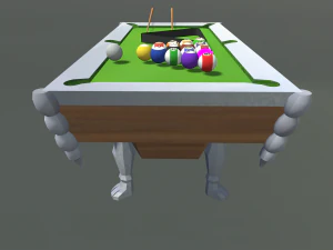 Mesa Bilirado Modelo 3D