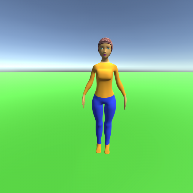 Femal Characater MeMe 3D Model .c4d .max .obj .3ds .fbx .stl .blend 