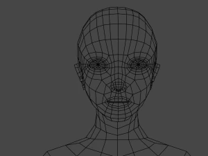 Femal Characater MeMe 3D Model