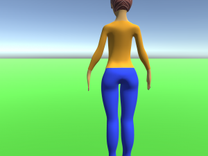 Femal Characater MeMe 3D Model