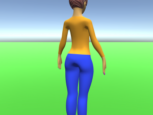 Femal Characater MeMe 3D Model