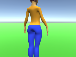 Femal Characater MeMe 3D Model