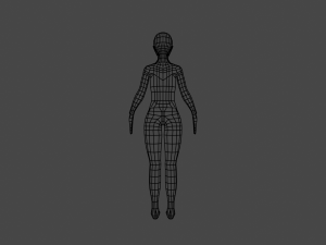 Femal Characater MeMe 3D Model