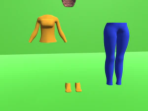Femal Characater MeMe 3D Model