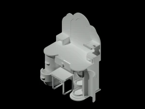 Peinadora- Hairdresser 3D Model