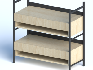 01Shoe Rack 3D 모델