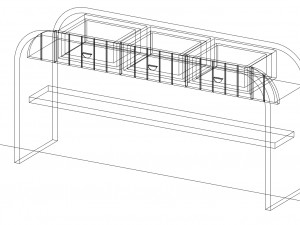 01Console Table 3Dモデル