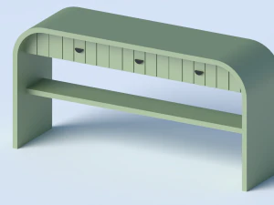 01Console Table 3D Model