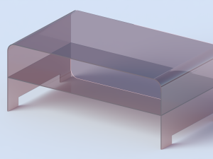 Glass Coffee Table 3D Model