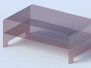 Glass Coffee Table 3D Model