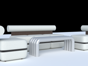 Set sofa 3D Модель