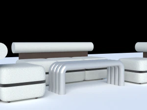 Set sofa 3D Model