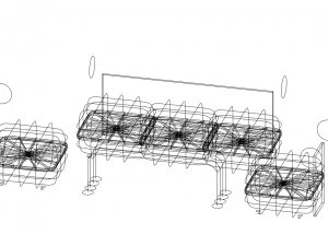 Set sofa 3D Model