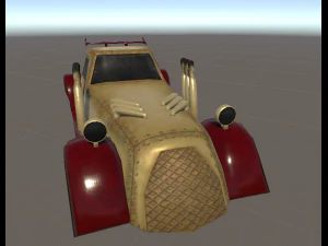 Hotroad Steampunk 3D Model