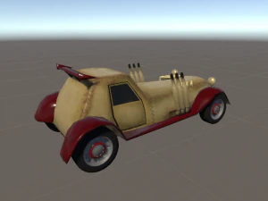 Hotroad Steampunk 3D Model