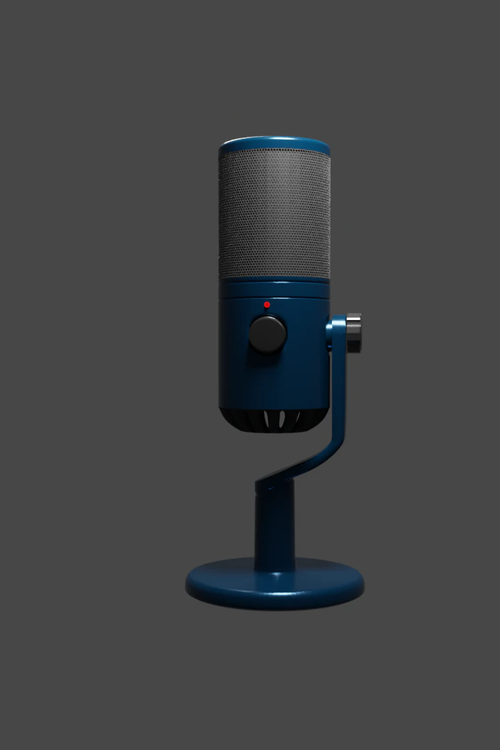of microphone 3D Model .c4d .max .obj .3ds .fbx .stl .blend 