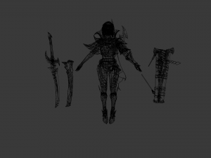 Female Modèle 3D