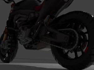 Ducati-motorfiets 3D Model