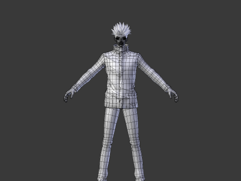 Gojo Satoru -Jujutsu Kaisen Modello 3D