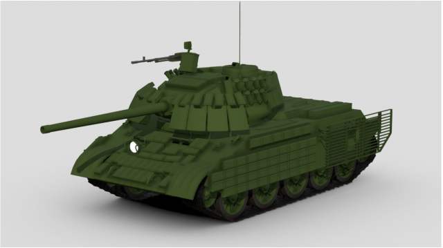 T34-85 2023 tank 3Dモデル .c4d .max .obj .3ds .fbx .stl .blend 