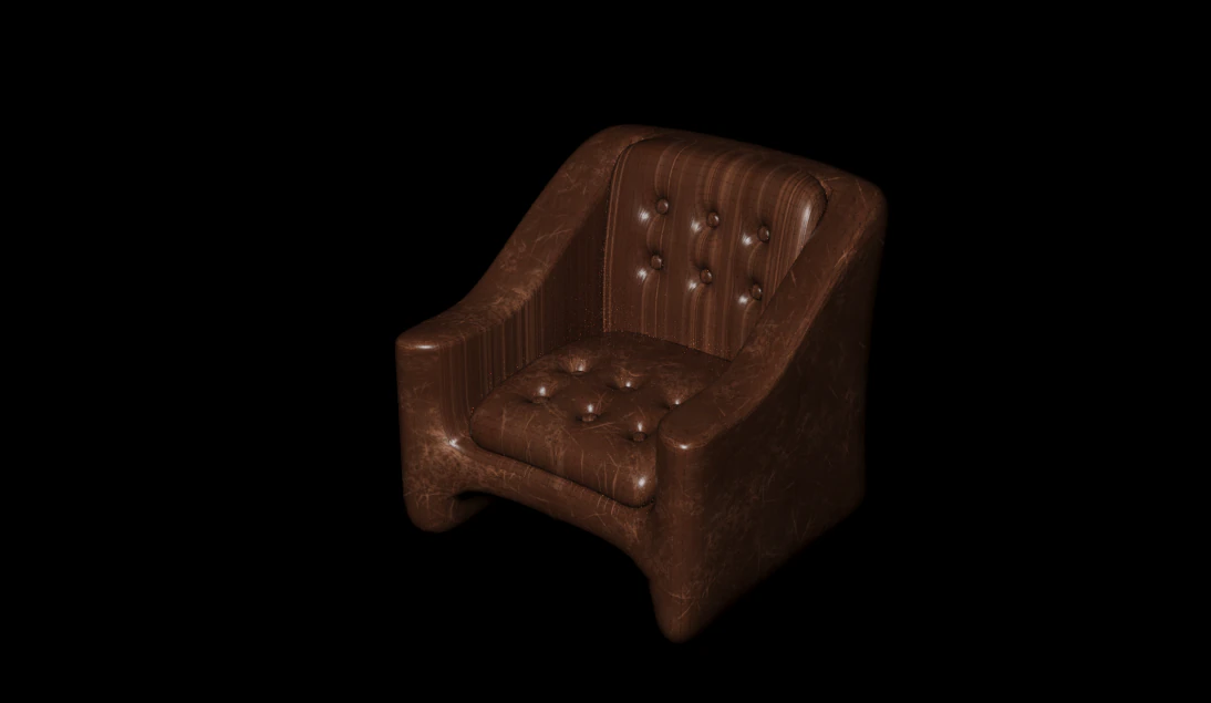 Armchair max 3D Model .c4d .max .obj .3ds .fbx .stl .blend 