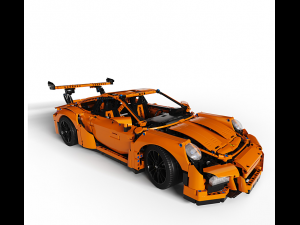 Lego Porsche GT3 RS 3D Model
