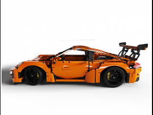 Lego Porsche GT3 RS Modello 3D