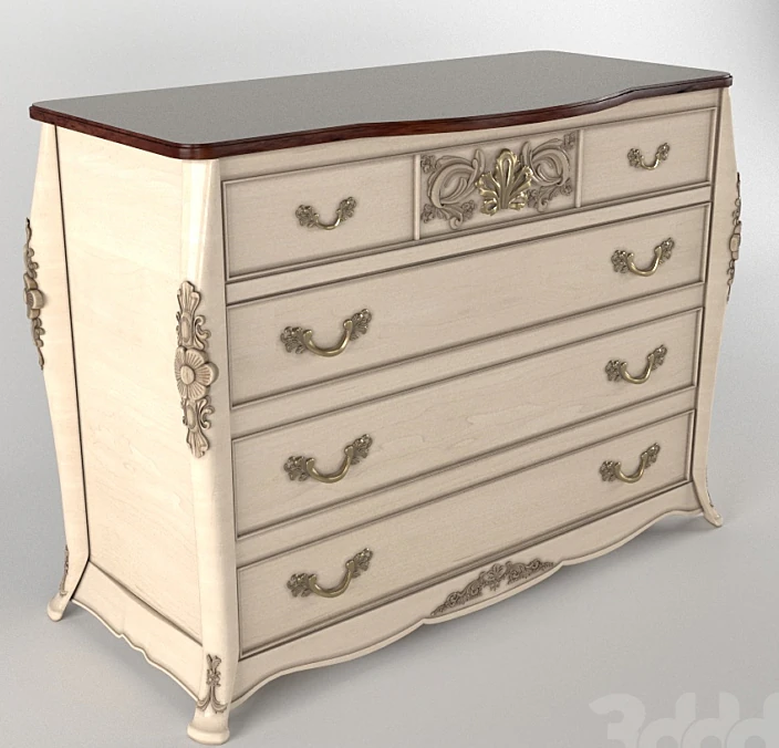 Chest 3D Model .c4d .max .obj .3ds .fbx .stl .blend 