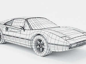 Ferrari 308 GTB 1975 Model 3D
