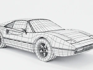 Ferrari 308 GTB 1975 3D Model