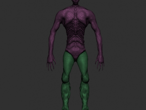High-poly forest creature sculpt Zpr project file Obj file 3D Model