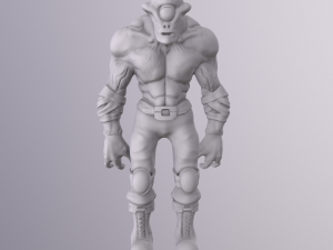 Gleb The Titan 3D low-poly model the product also includes a high poly model 3D Модель