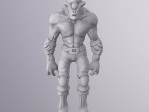 Gleb Het Titan 3D low-poly-model, het product bevat ook een hoog poly-model 3D Model