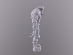 Gleb The Titan 3D low-poly model the product also includes a high poly model 3D Модель