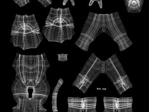 Gleb Het Titan 3D low-poly-model, het product bevat ook een hoog poly-model 3D Model