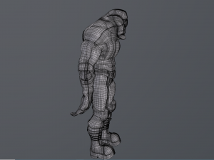 Gleb The Titan 3D low-poly model the product also includes a high poly model 3D Модель