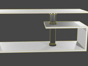 3 d model of the table 3D Model