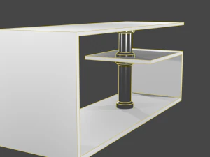 3 d model of the table 3D Model
