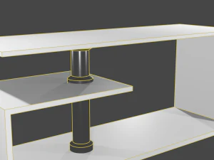 3 d model of the table 3D Model