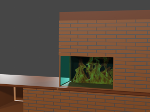 Fireplace 3D 모델