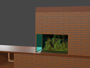 Fireplace 3D Model