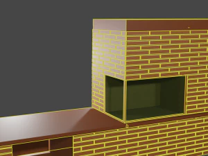 Fireplace 3D Model