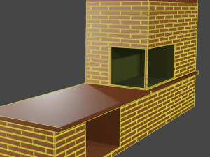 Fireplace 3D Model